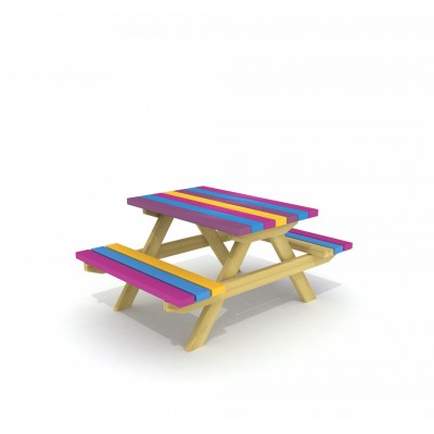 Playground Accessories Wooden Picnic Table Mae-044